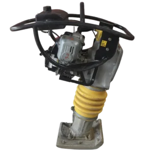 Apisonador canguro para compactación eficiente de suelos en obras de construcción, zanjas y proyectos de infraestructura.