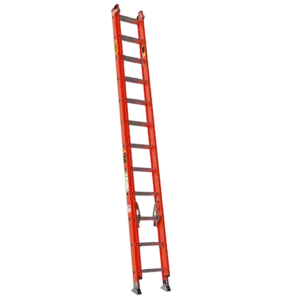 Escalera extensible dieléctrica de 8 y 10 metros para trabajo en altura