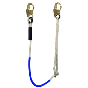 Eslinga de posicionamiento en cuerda para sujeción segura y estabilidad del trabajador durante labores en altura.