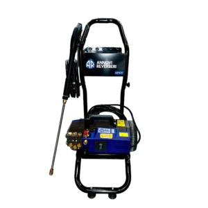 Hidrolavadora eléctrica 110V para limpieza eficiente de superficies, equipos, vehículos y áreas de trabajo.