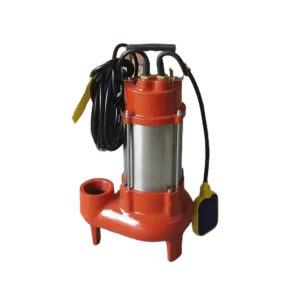 Motobomba sumergible para extracción y bombeo de agua en obras, drenajes, pozos y aplicaciones industriales.